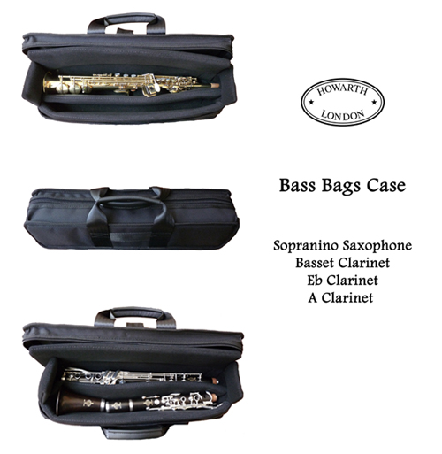 Bass Bags | Sopranino or Basset, Eb, A or G Clarinet Case | Black